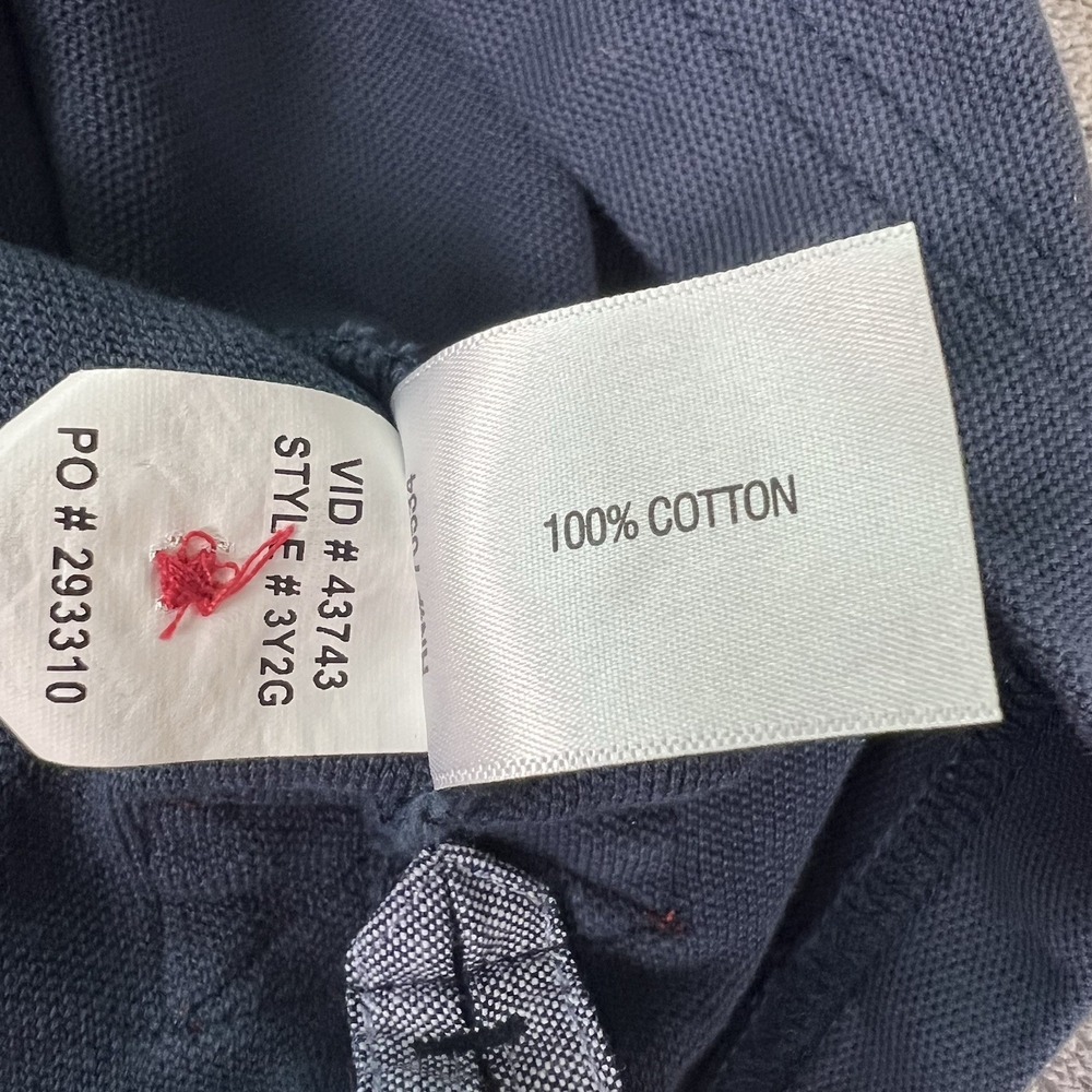 ORVIS Polo Shirt Mens XL Navy Blue Heavyweight Cotton American Flag Badge Preppy - Picture 9 of 13